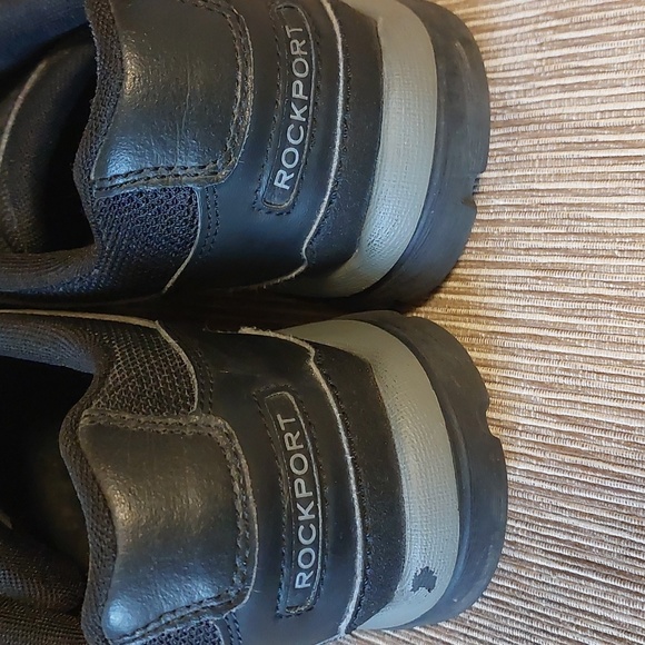 Mens black Rockport lace up shoes - Picture 4 of 6